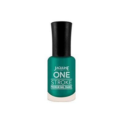 Jaquline USA One Stroke Premium Nail Enamel| Steal Teal 34 | 8 ml