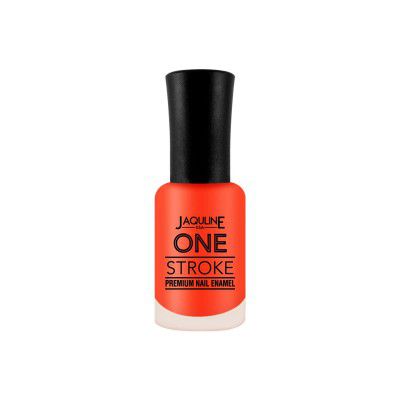 Jaquline USA One Stroke Premium Nail Enamel | Tangy Affair 35| 8 ml| Midnight Kiss J55| 8 ml| Chip Resistant | Voluptuous Gel Finish|Impeccable Color | Seamless Application | Long-lasting | Harmful Ch