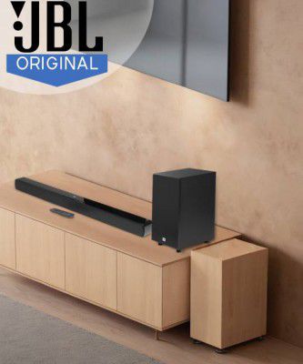 JBL Cinema SB270 2.1, Dolby digital, Wireless Subwoofer,HDMI 220 W Bluetooth Soundbar  (Black, Stereo Channel)