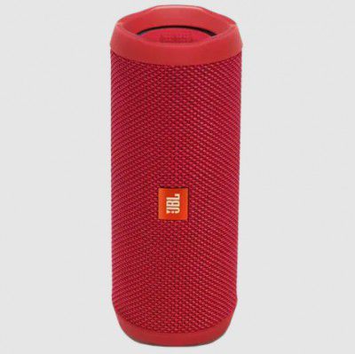 JBL Flip 4 16W Portable Bluetooth Speaker (IPX7 Water Proof, 12 Hours Playback Time, Red)