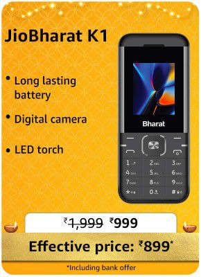 JioBharat K1 @ ₹899/- During Big Billion Days Sale