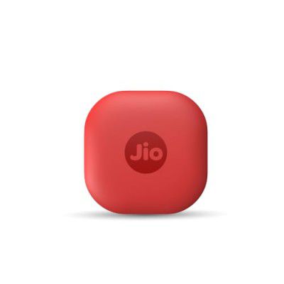 JioTag Air-BLE Tracker F11X | Lost & Found Tracker | Works on Apple Find My & JioThings | Find, Remind, Lost Modes |Global Tracking|Loud 120 dB Sound| BT 5.3|12 Month Battery Life|Extra Battery & Lany