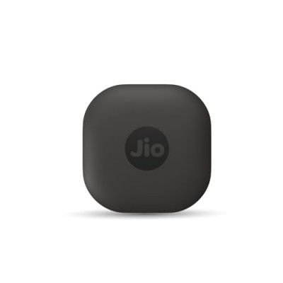 JioTag Air | Works with Apple Find My & JioThings| Loud 120 dB Sound |BT 5.3| 12 Month Battery Life|Extra Battery & Lanyard|No SIM Needed