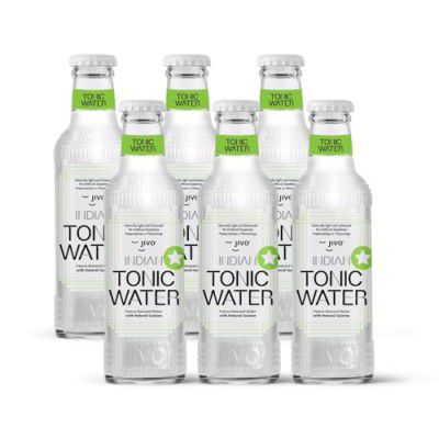 JIVO Indian Citric Tonic Water (Pack Of 6 X 200Ml) | Premium G&T Mixer | Low Calorie Flavoured Drink | 100% Natural Ingredients