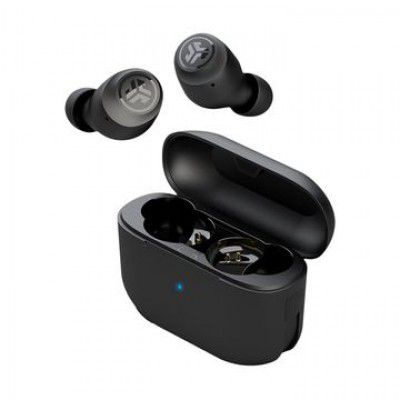 JLAB Go Air Pop IEUEBGAIRPOPRBLK12 TWS Earbuds (IPX4 Sweat & Water Resistant, 32 Hours Playback, Black)