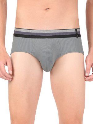 Jockey Men's HG13 Microfiber Elastane Stretch Solid Brief with Stay Dry Technology