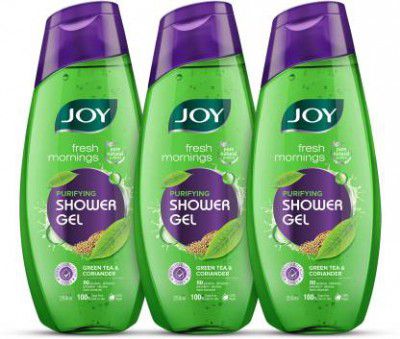 Joy Fresh Mornings Purifying Shower Gel ( Body Wash )  (3 x 250 ml)