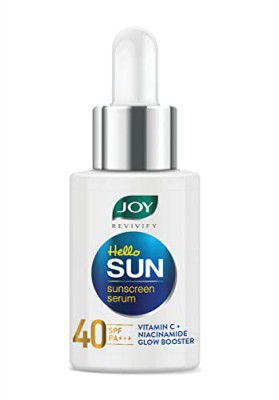 Joy Glow Boosting Sunscreen Serum (30ml) Vitamin C, Niacinamide & SPF 40 | Lightweight, Broad Spectrum & Suitable 