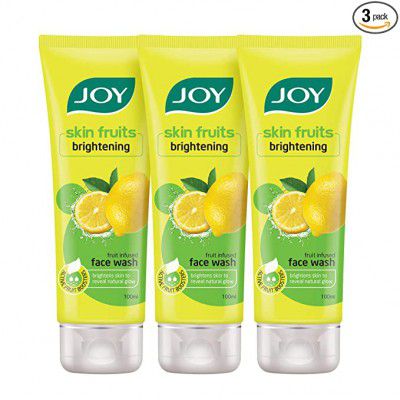 Joy Skin Fruits Lemon Brightening Face Wash Pack of 3 X 100 ml