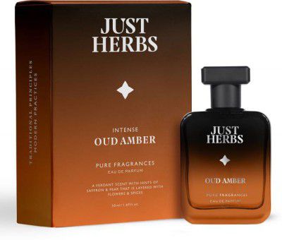 Just Herbs Intense Oud Amber Eau De Parfume LongLasting Eau de Parfum - 50 ml