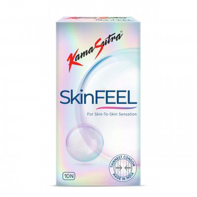 KamaSutra SkinFEEL Thinnest Made in India Condoms 10 Count