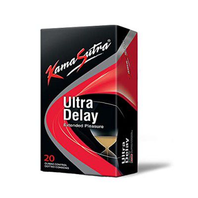 KamaSutra Ultra Delay Condoms for Men – 20 Count