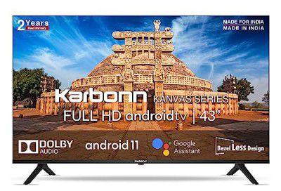 Karbonn 43" KJS43ASFHD  Kanvas Series Full HD Smart Android IPS LED TV