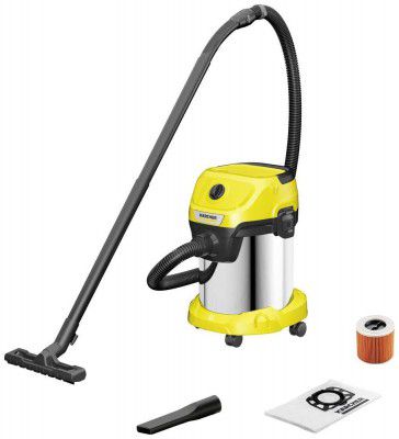 KARCHER WD 3 S V-17/4/20 |17 litres Efficient Cleaning Wet and Dry Vacuum Cleaner