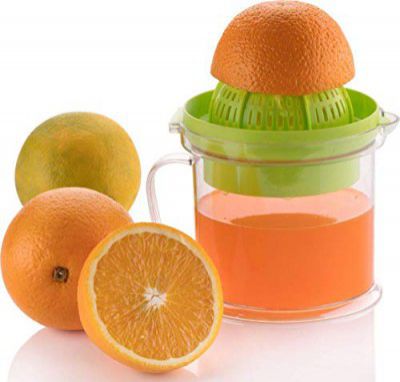 KBS Manual Juicer Squeezer Mini Hand Press orange Fruit Multipurpose Plastic Kitchen Tool
