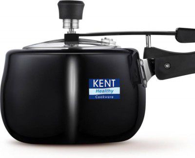 KENT Hard Anodised Inner Lid 3 L Induction Bottom Pressure Cooker (Hard Anodized)