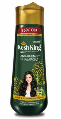 Kesh King Ayurvedic Anti Hairfall Shampoo | With the goodness of Aloe Vera, Bhringraja and Amla for Silky, Shiney, Smooth Hair - 340 ml