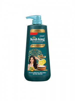 Kesh King Ayurvedic Hairfall Expert Anti-Dandruff Shampoo with Curd Active & 21 Herbs - 1L