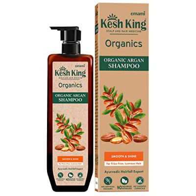 Kesh King Organics - Organic Argan Shampoo | For Silky, Lustrous Hair - 300ml