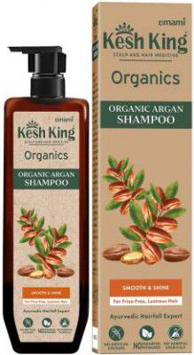 Kesh King Organics Organic Argan Shampoo | Restores Shine | For Silky  (300 ml)