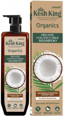 Kesh King Organics Organic Coconut Milk Shampoo | Hydration For Dry Hair  (300 ml)