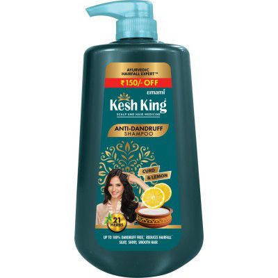 Kesh King Emami Ayurvedic Hairfall Expert Anti-Dandruff Shampoo,1000 Grams