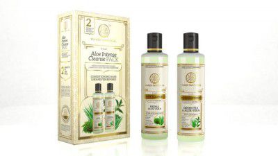 KHADI NATURAL ALOE INTENSE CLEANSE PACK For Men & Women (2 Items in the set)