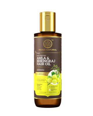 Khadi Natural Amla & Bhringraj Hair Oil | Herbal Oil for Boosting Hair Growth |200ml