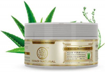 KHADI NATURAL Ayurvedic Aloe Vera Gel|Moisturizing|Remove Dead Skin|Natural glow (200 g)