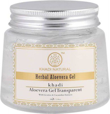 KHADI NATURAL AYURVEDIC ALOEVERA GEL (TRANSPARENT ) 200 ml