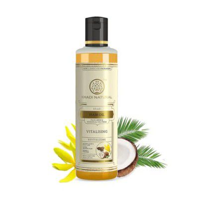 Khadi Natural Vitalising Herbal Hair Oil| Hair Oil for Hair Growth |Paraben & Mineral Oil Free | Suitable for All Hair Types