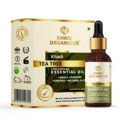 Khadi Organique Tea tree Essential Oil 15 ML