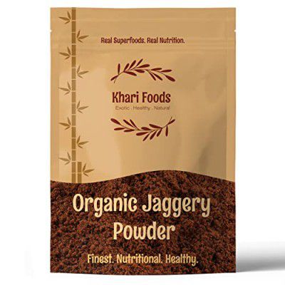 Khari Foods Pure Organic Jaggery Powder, Gur Powder/Shakkar, No Preservatives Guaranteed (Jaggery Powder 400g)