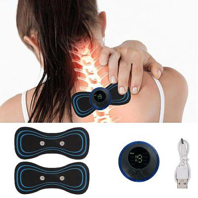 Kidoca® Wireless Neck Cervical Massager Portable Rechargeable Full Body Shoulder Massager [1 Extra Pad]