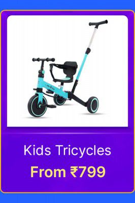 Kids Tricycles from Rs. 799  in Flipkart Big Billion Days 