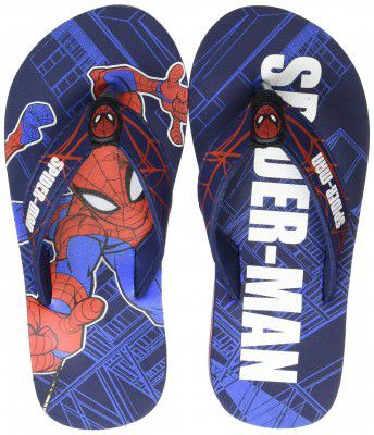 Kidsville Spiderman Printed Flipflops For Boys