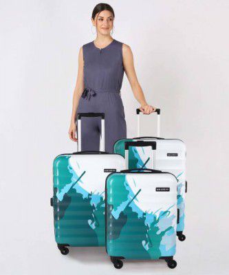 KILLER Hard Body Set of 3 Luggage - SPLASHPRINTED Combo set (30 Inch+ 26 Inch+ 22 Inch) - Multicolor