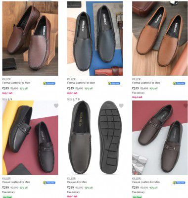 Killer Mens Footwear Flat 90% Off