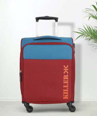 KILLER Small Cabin Suitcase (55 cm) 4 Wheels - PLUG - Multicolor