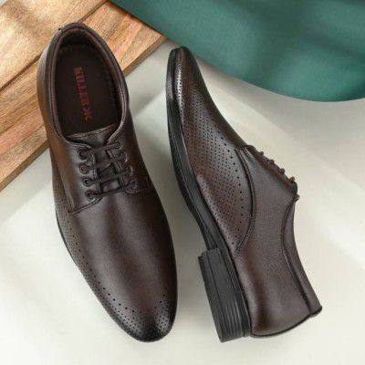 KILLER Synthetic Leather Formal Shoes For Men (Brown) | Dealsmagnet.com