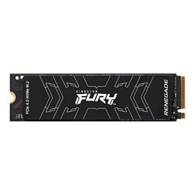 Kingston FURY Renegade 500GB PCIe Gen 4.0 NVMe M.2 Internal Gaming SSD | Up to 7300 MB/s | TLC NAND | SFYRS/500G, Black