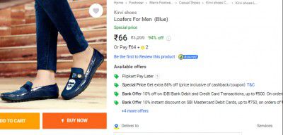 Kirvi shoes  Loafers For Men  (Blue)