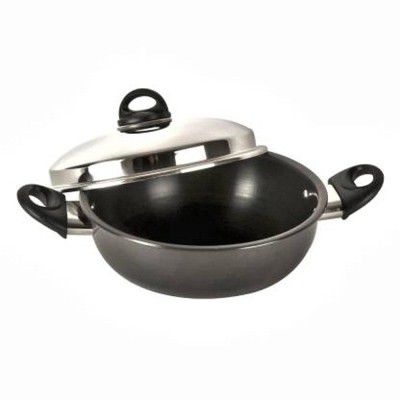 Kitchen Chef Premium Induction Base High Dome Kadhai 305MM with Lid