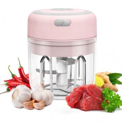 Electric Mini Food Chopper Rechargable Small Food Processor For Garlic  Puree Onion Herb Veggie Ginger Fruit Blender