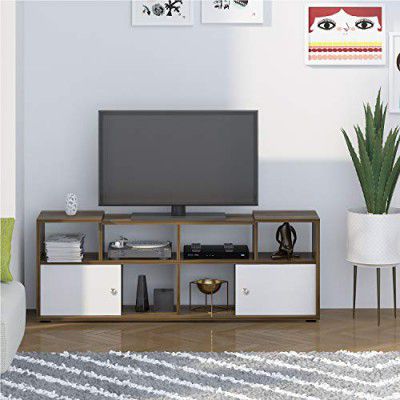 Klaxon Okapi TV Unit - White & Rustic