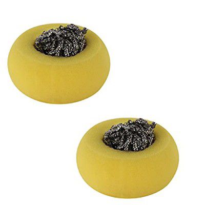 Kleeno by Cello Sponge Scourer Set, 2pc, Yellow