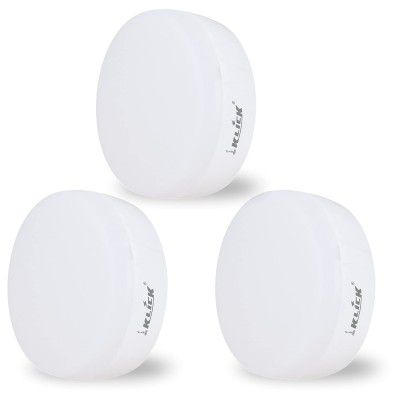 KLICK 15 Watt Round LED Downlight Slim Ceiling Light for Home, Offices & Other Indoor Uses Phantom (Creamy White, 3 Pcs)