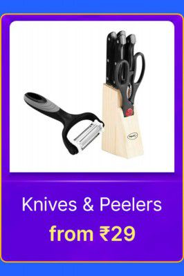 Knives & Peelers from Rs. 29  in Flipkart Big Billion Days 