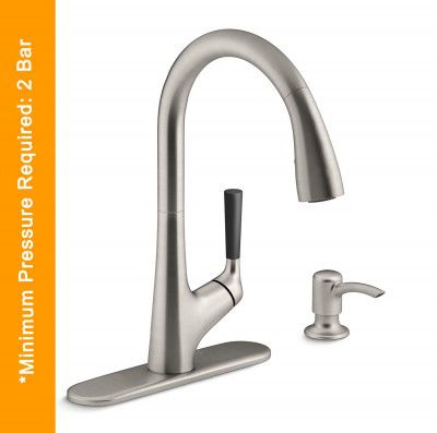 Kohler Malleco Pulldown Sink Tap for Kitchen 562IN-SD-VS