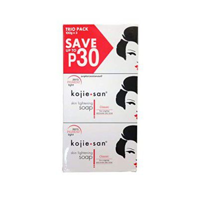 Kojie San Skin Lightening Soap 100 gm Pack of 3